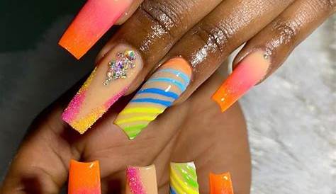 Bright Summer Acrylic Nail Ideas You'll Love To Try 2021!