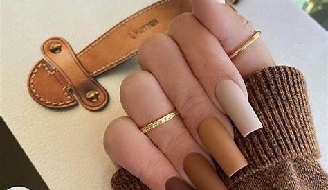 Acrylic Nail Ideas Brown 40+ Cool Designs To Try In Fall The