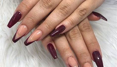 50 Burgundy Nail Color With Designs For The Coming Valentine's