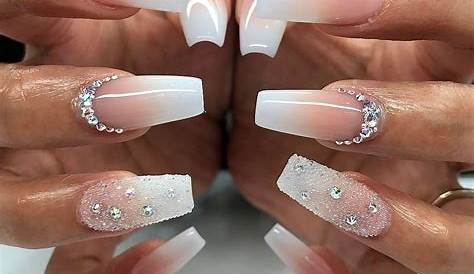 40+ Impressive White Coffin Nail Designs You'll Flip For in 2020 For