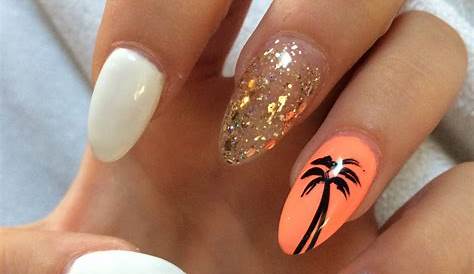 Acrylic Nail Ideas For Vacation Best 7 DIY Art Beach Party That