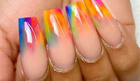 22 Beautiful Rainbow Nail Designs The Glossychic