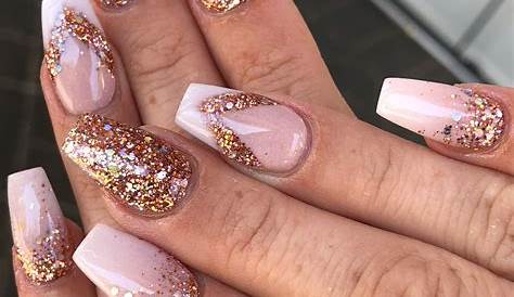 20 rose gold nails styles must inspire you ibaz Rose gold nails