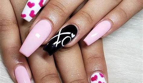 Acrylic Nails Designs For Valentine's Day Cute 2023 Amelia Infore