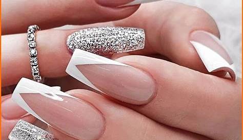 Acrylic Nails Designs White Tips Tip French Tip Simple