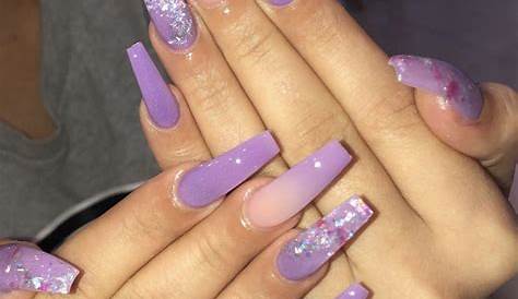 Acrylic Nails Ideas Lavender Nail Designs 21 Coffin That Are Perfect For