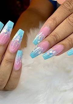 Acrylic Pink And Blue Nails: The Trendy Nail Art For 2023