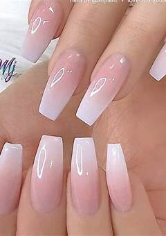 Acrylic Pink Ombre Nails - The Latest Trend In Nail Art
