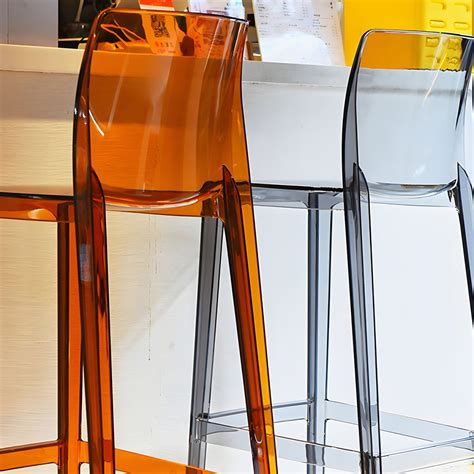 Acrylic Bar Stools Low Back