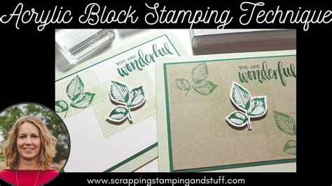 Acrylic Block Stamping Technique