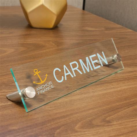 Acrylic Desktop Nameplates