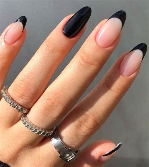 Acrylic Nails Basic Black