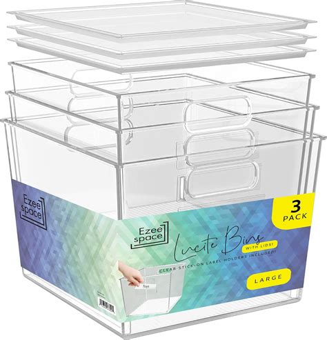 Acrylic Storage Containers With Lids