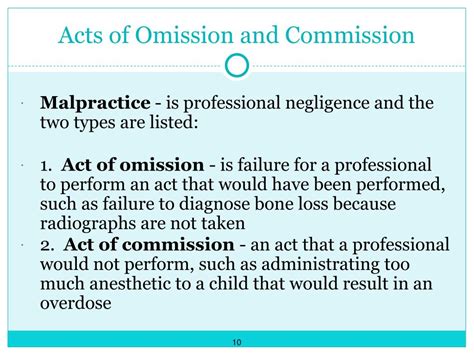 act of omission meaning