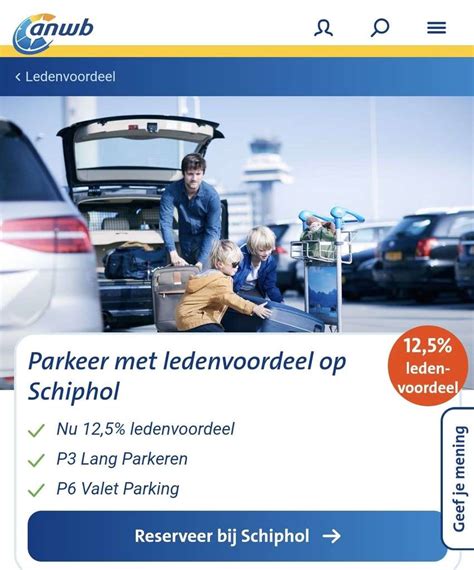 actiecode parkeren schiphol p6