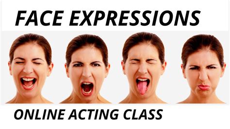 Acting Face Exercises