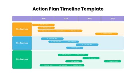 action plan timeline template ppt