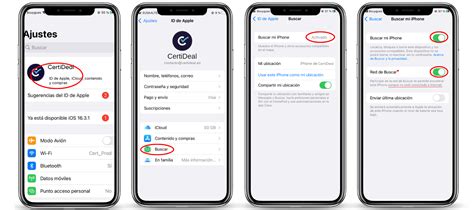 activar encontrar mi iphone