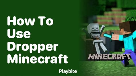 Activate Dropper Minecraft