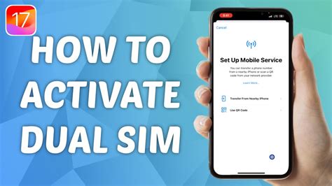 Activating Dual SIM Settings