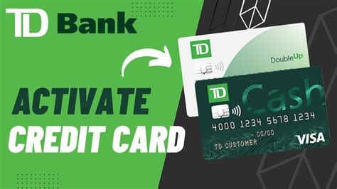 activate td credit card online