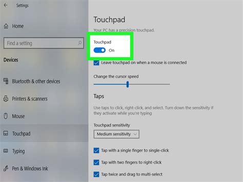 Activate Touchpad On Laptop
