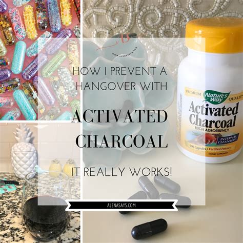 Don't Pin That Activated Charcoal to Prevent Hangover