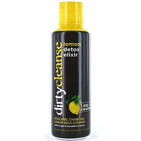 Activated Charcoal Lemon Detox Elixir