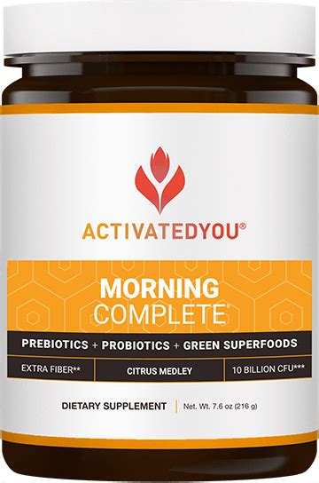 activated you morning complete recipes