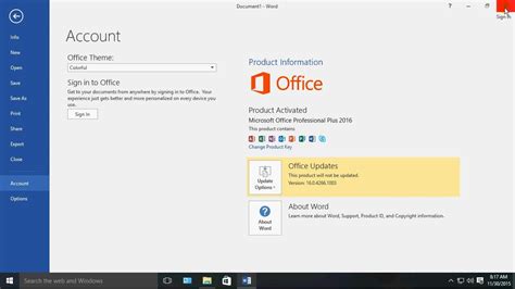 Active Office 2016 With One Click Crack Office 2016 Chuẩn Nhất YouTube