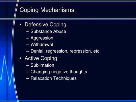 active coping mechanisms