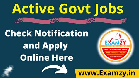 active govt jobs