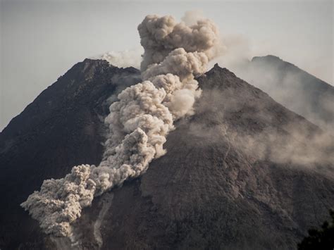 active indonesian volcano