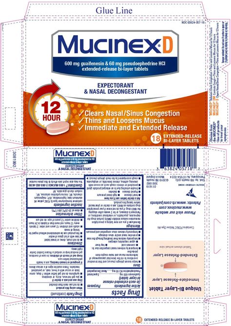 active ingredient mucinex d