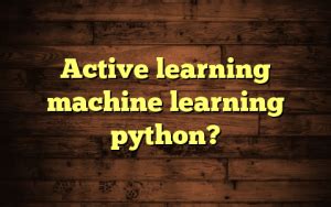 active learning python