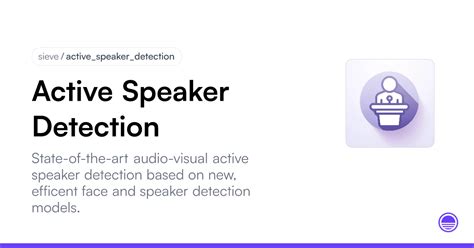 Active Speaker Detection