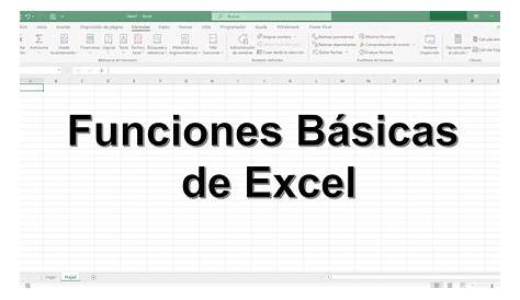 Operaciones básicas en Excel - YouTube