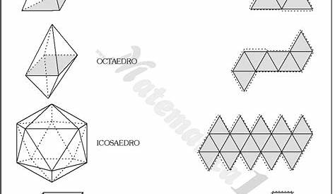 Dibuja el desarrollo plano de los siguientes cuerpos geométricos