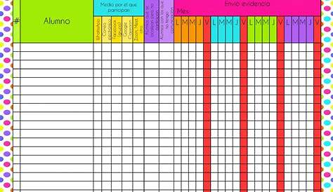 Maravillosa tabla de registro cuenta, colorea y registra preescolar y