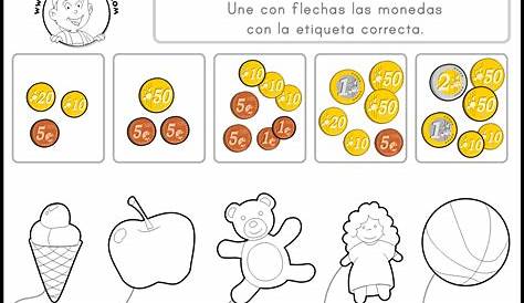 34 Ejercicios de monedas y billetes - Alumno On | Sistema monetario