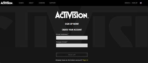 activision account creator