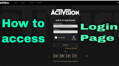 activision account page