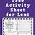 activities for lent printable