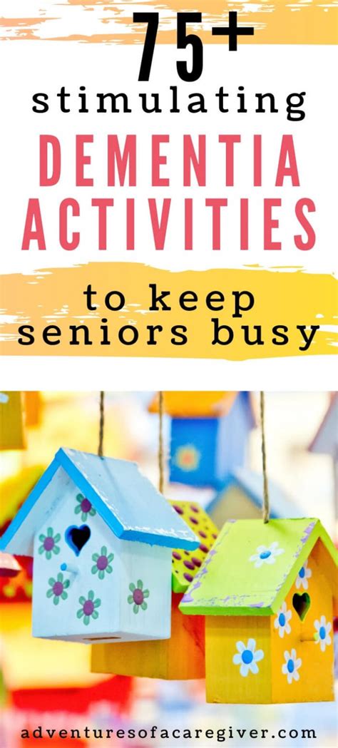 Activities For Dementia Unit
