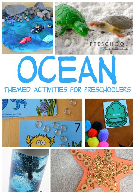 activities for preescolar the ocean