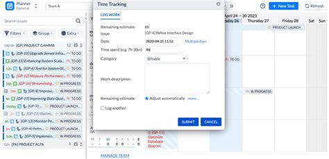 Activity Log Jira