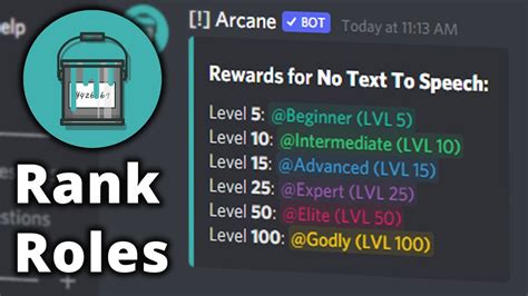 Activity Rank Discord Bot Commands