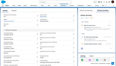 Activity Tracking Salesforce