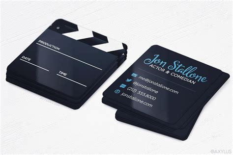Actor Business Card Template by Amanda Donahue Business card template