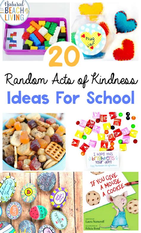 acts of kindness ideas for school